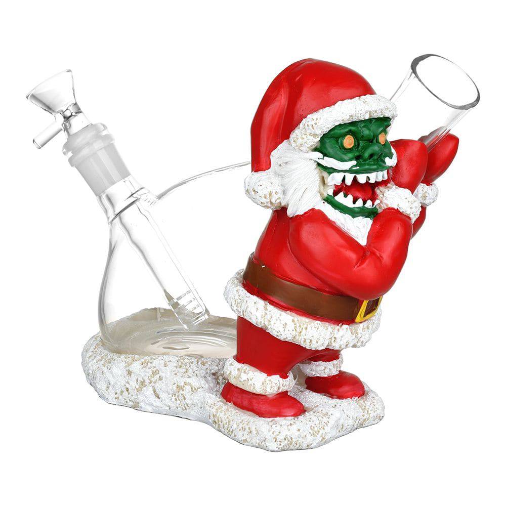 Slay Time Santa Water Pipe - 6.5" / 14mm F - Discreet Smoker