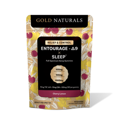 Gold Naturals Entourage Δ9 x Sleep Gummy - Discreet Smoker