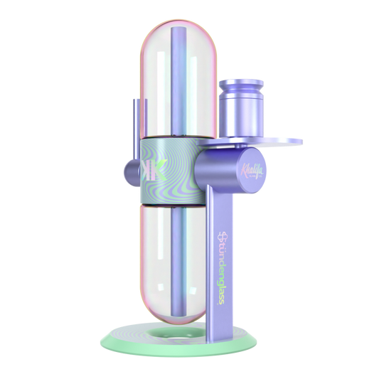Khalifa x Stündenglass Gravity Infuser - Violet Sky / Mints - Discreet Smoker