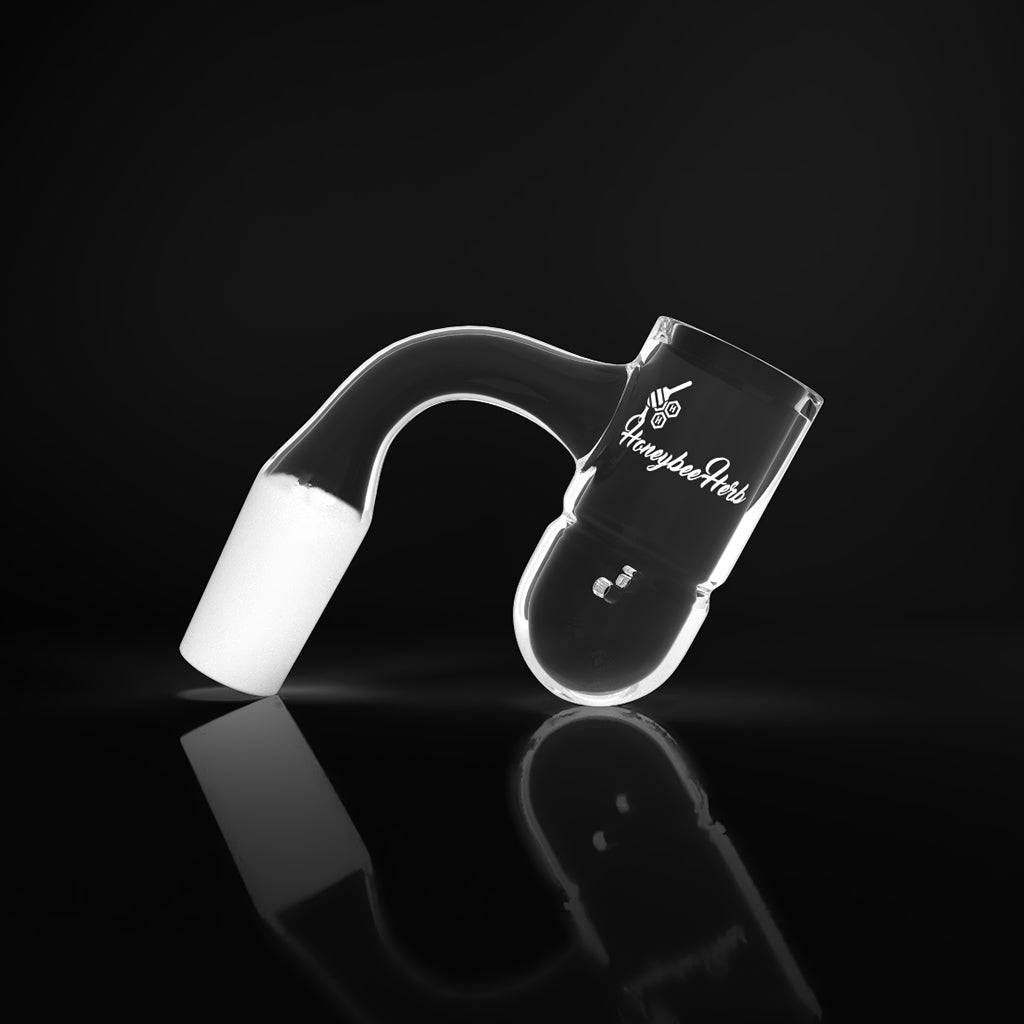 SPLASH BUCKET WHIRLWIND QUARTZ BANGER  - 90° DEGREE | BL - Discreet Smoker