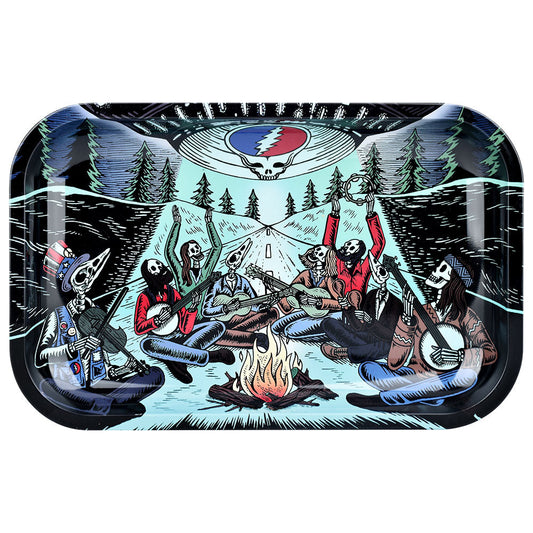 Grateful Dead x Pulsar Rolling Tray Kit | 11"x7" | Close Encounters - Discreet Smoker