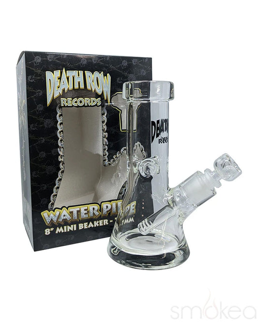 Death Row Records 7mm Mini Beaker Bong - Discreet Smoker