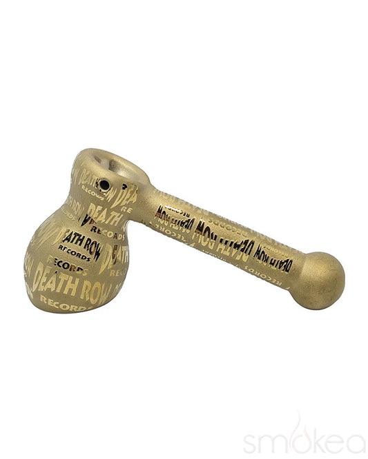 Death Row Records Metallic Etched Hammer Pipe - Discreet Smoker