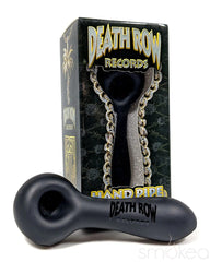 Death Row Records Sandblasted Spoon Pipe - Discreet Smoker