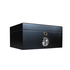 Original Black Matte Humboldt Humidor - Discreet Smoker
