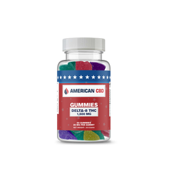 American CBD Delta-8 Gummies: 30 Pack (750mg) & 60 Pack (1,500mg) - Discreet Smoker