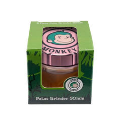 Green Monkey Grinder - Patas 2pc - 50mm - Discreet Smoker