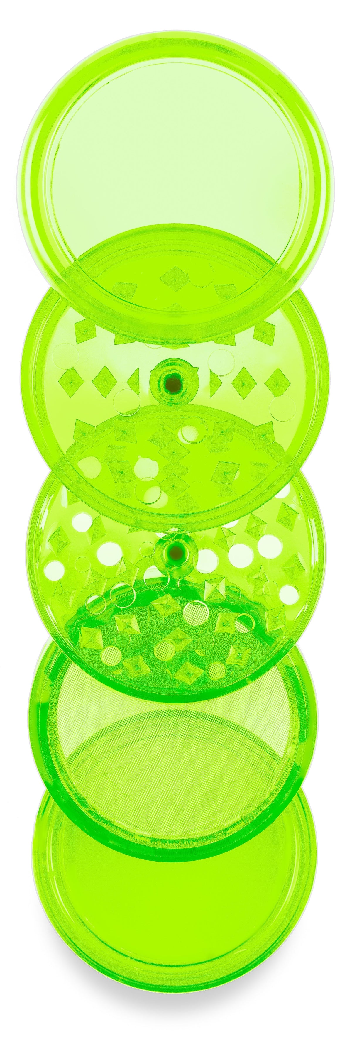 Higher Standards 4-Piece Herb Grinder with Pollen Catcher - Discreet Smoker