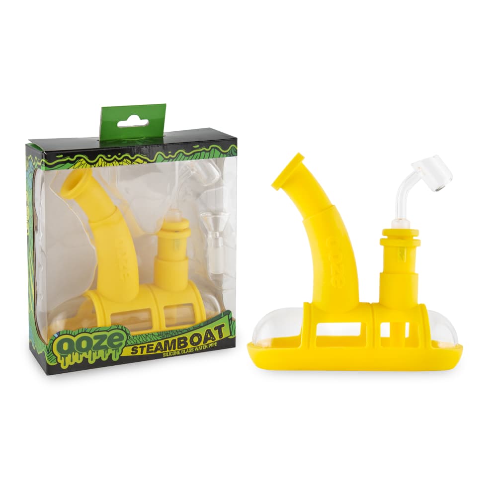 Ooze Steamboat Silicone Bubbler - Discreet Smoker