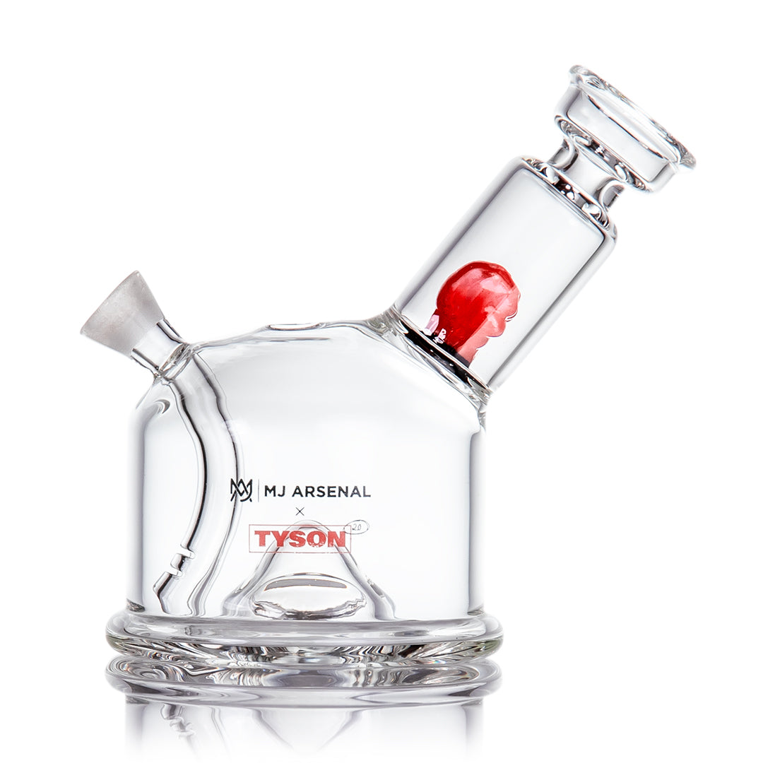 MJ Arsenal x Tyson 2.0 Punch-Out Bubbler - Discreet Smoker