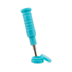 Ooze Blaster Silicone Glass 4-in-1 Hybrid Water Pipe and Dab Straw - Discreet Smoker