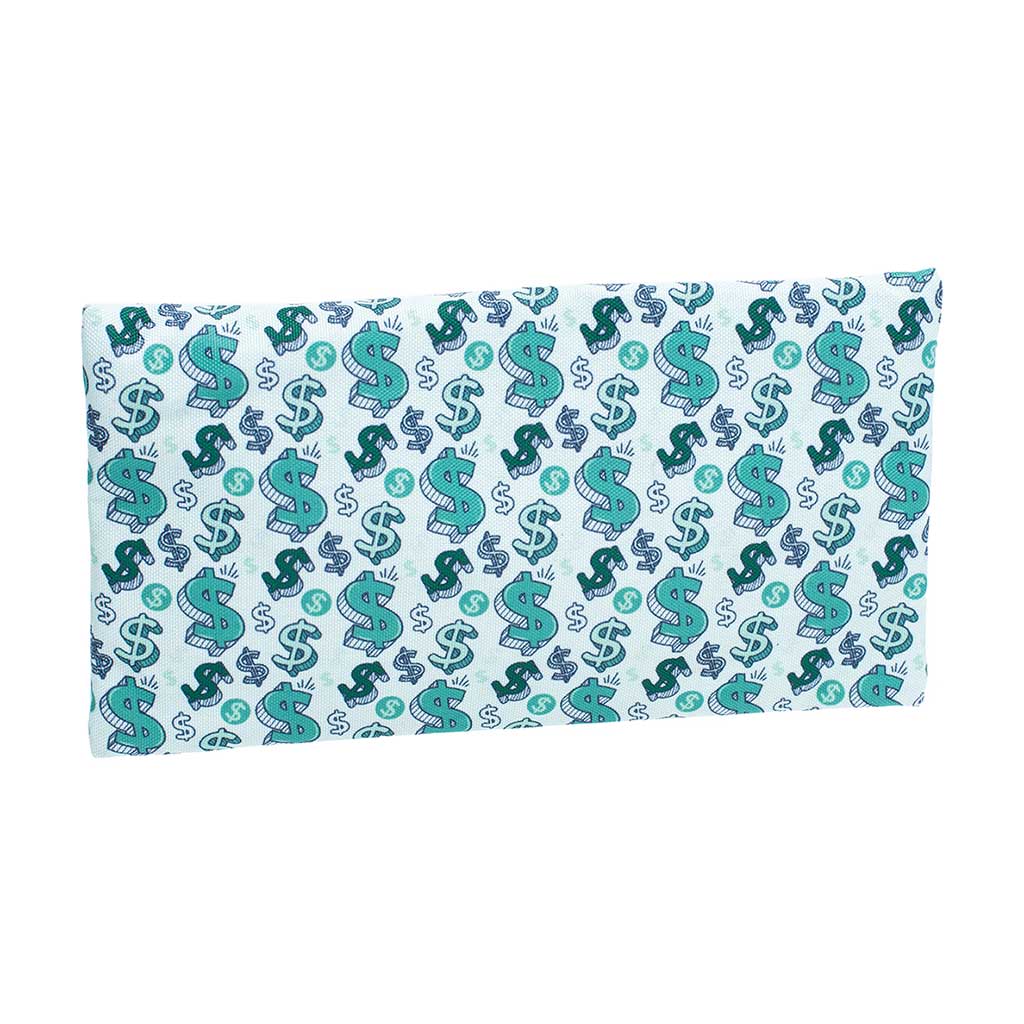 11IN X 6IN SMELLPROOF POUCH - DOLLAR SIGNS $ - Discreet Smoker