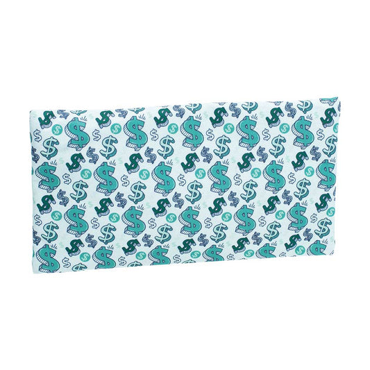 11IN X 6IN SMELLPROOF POUCH - DOLLAR SIGNS $ - Discreet Smoker
