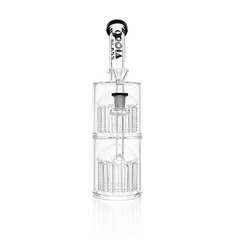11" Double Tree Perc Scientific Glass Bong | Croia Glass - Discreet Smoker