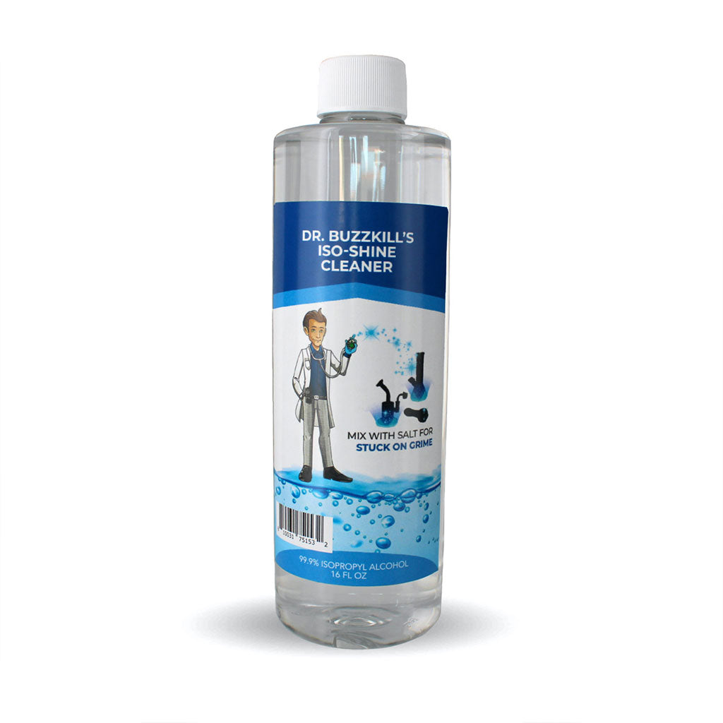 Dr. Buzzkill: Iso Shine Alcohol Cleaner 16oz - Discreet Smoker