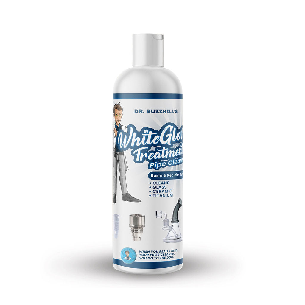 Dr. Buzzkill's White Glove Treatment Pipe Cleaner 16oz - Discreet Smoker