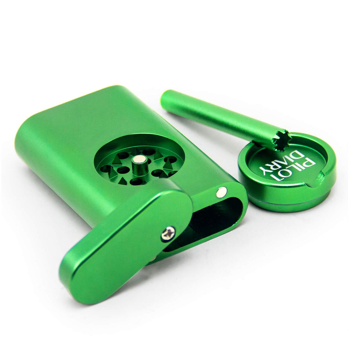 Dugout With Mini Grinder - Discreet Smoker