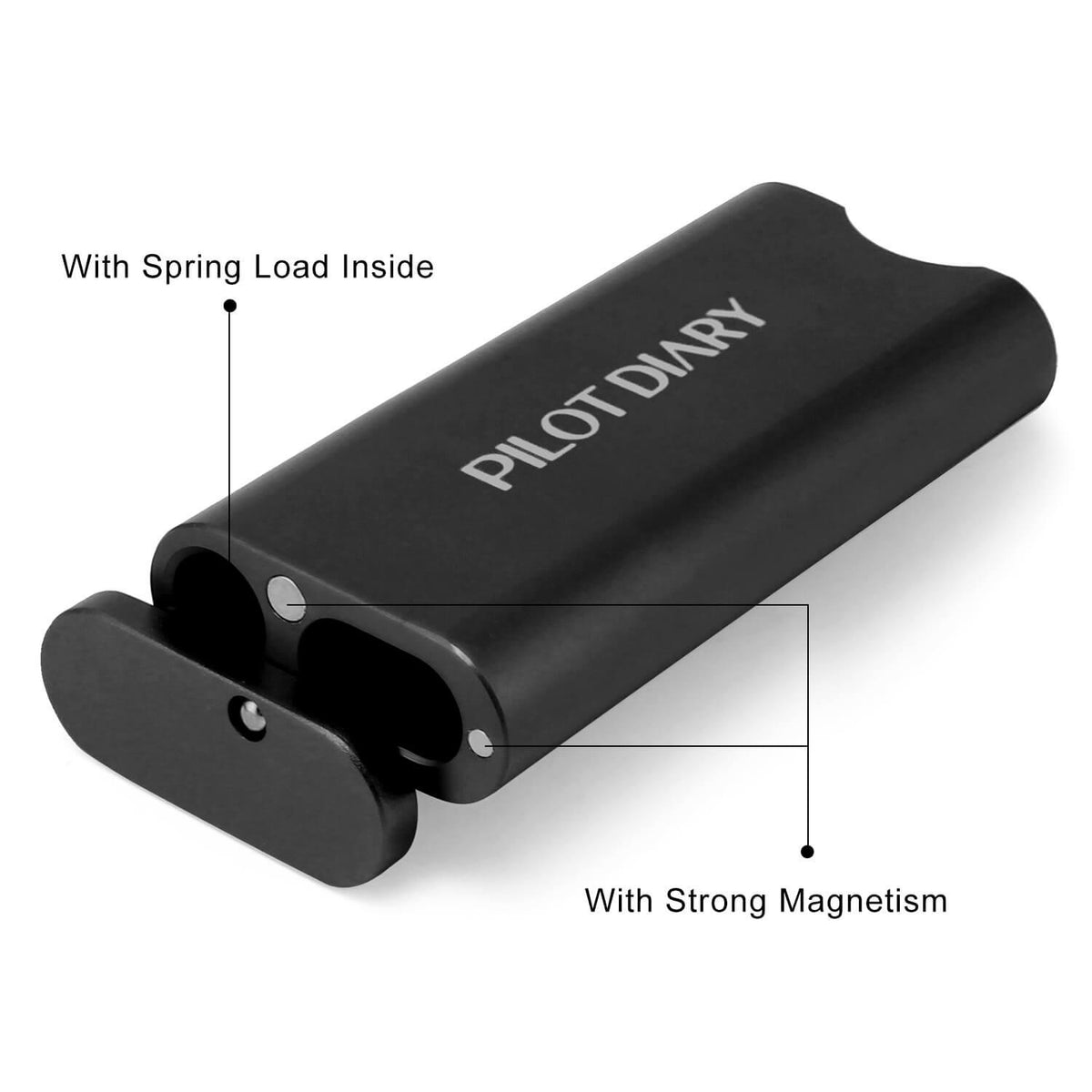 Metal Dugout One Hitter - Discreet Smoker