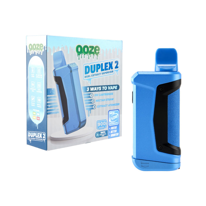 Ooze Duplex 2 Vaporizer– 900 mAh C-Core, Blue