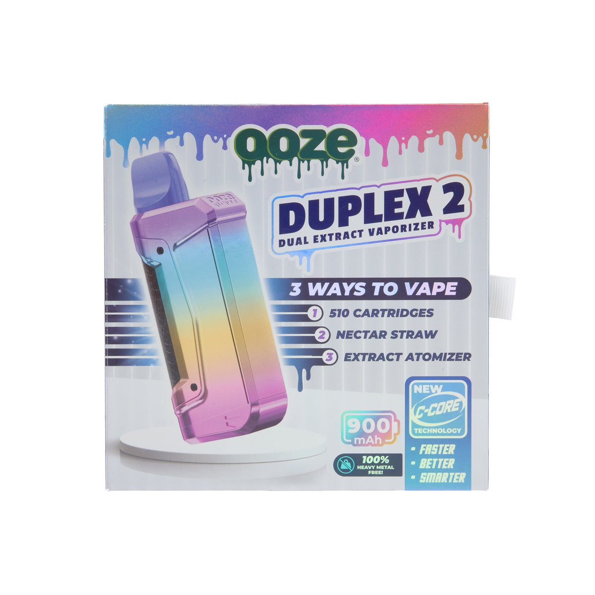 Ooze Duplex 2 Vaporizer– 900 mAh C-Core - Discreet Smoker