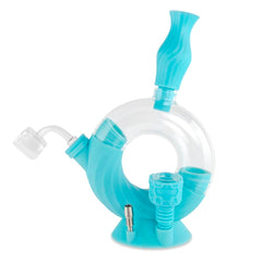 Ooze Ozone Silicone Water Pipe and Dab Straw - Discreet Smoker