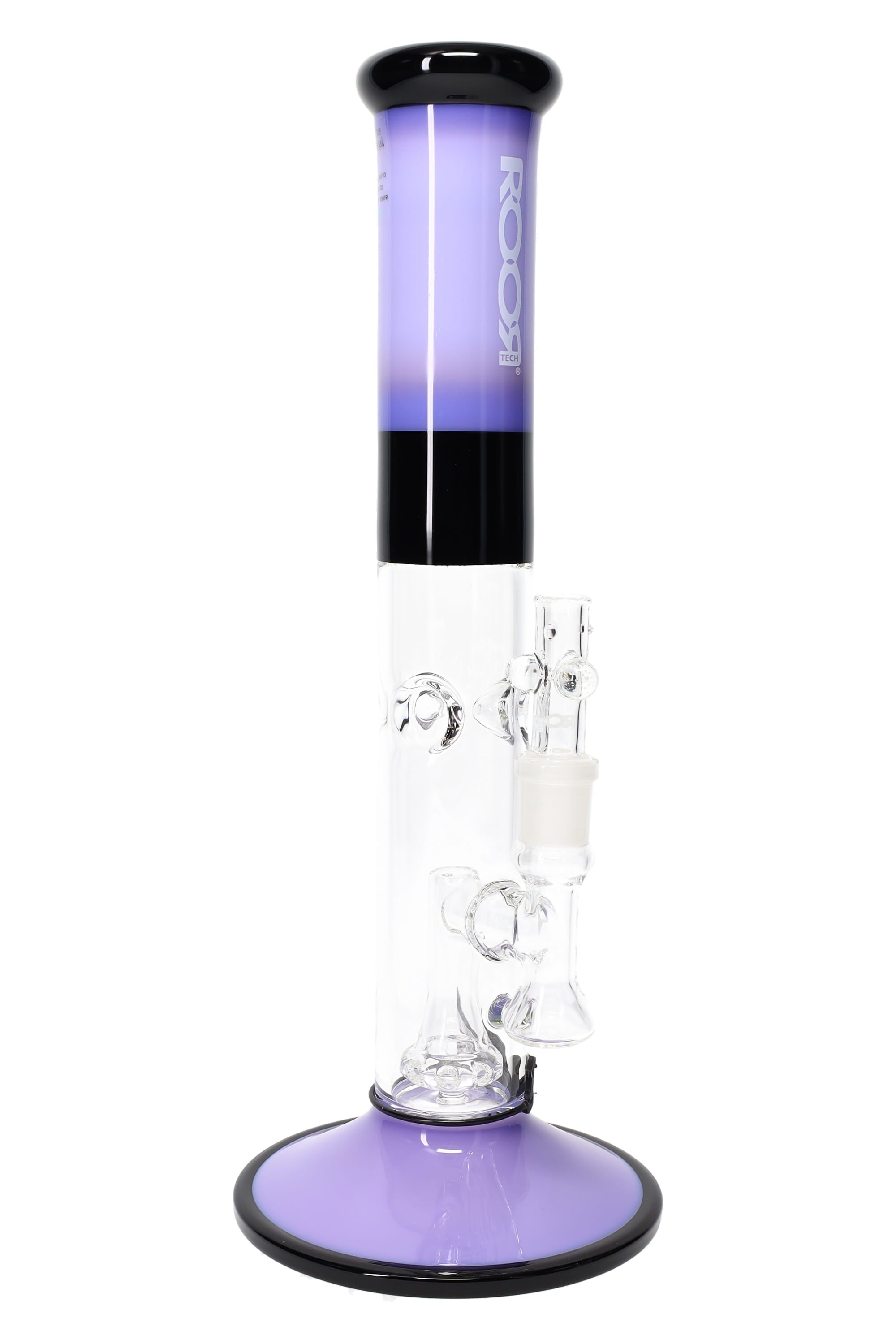 ROOR Tech 14″ Colored Straight Tube with Showerhead Perc – 5 mm Thick - Discreet Smoker