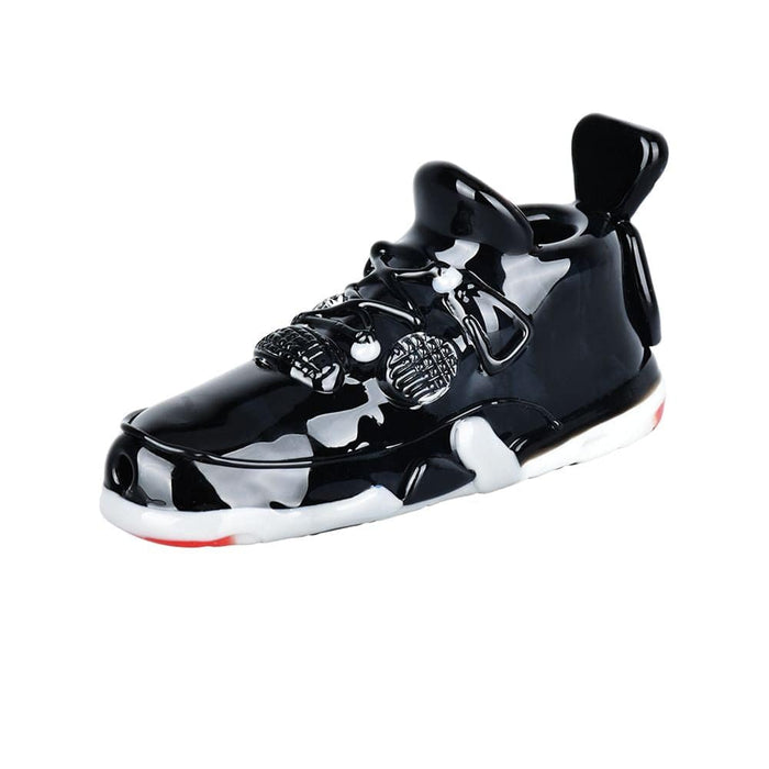 Retro Highz x Empire Glassworks Retro Sneaker V2 Glass Hand Pipe | 4", Black