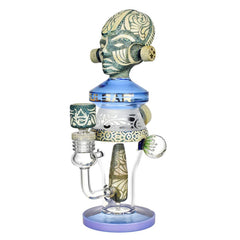 Pulsar Hieroglyph Series High Priestess Water Pipe - 11"/14mm F/Colors Vary - Discreet Smoker