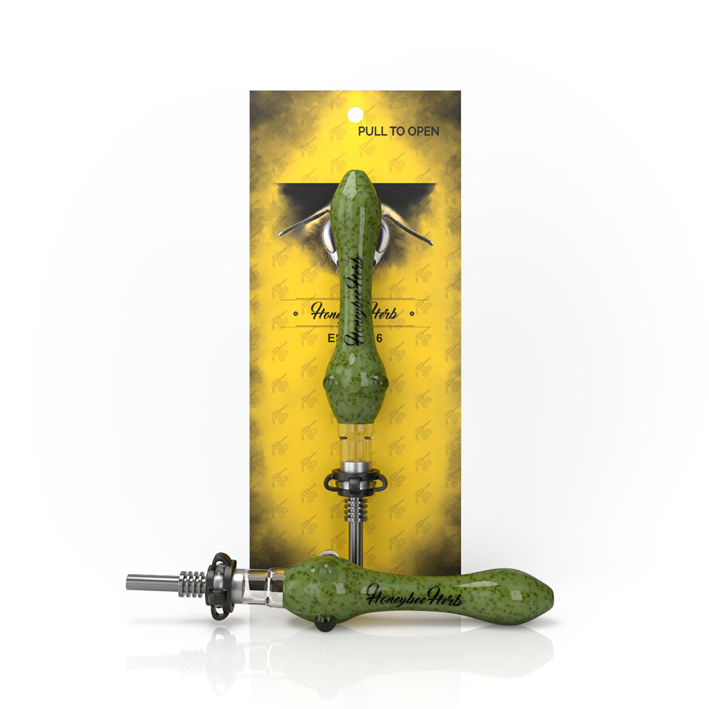 Honeybee Herb Speckled Nectar Collector - Discreet Smoker