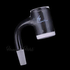 HONEY & MILK BEVEL QUARTZ BANGER- 90° DEGREE | BL - Discreet Smoker