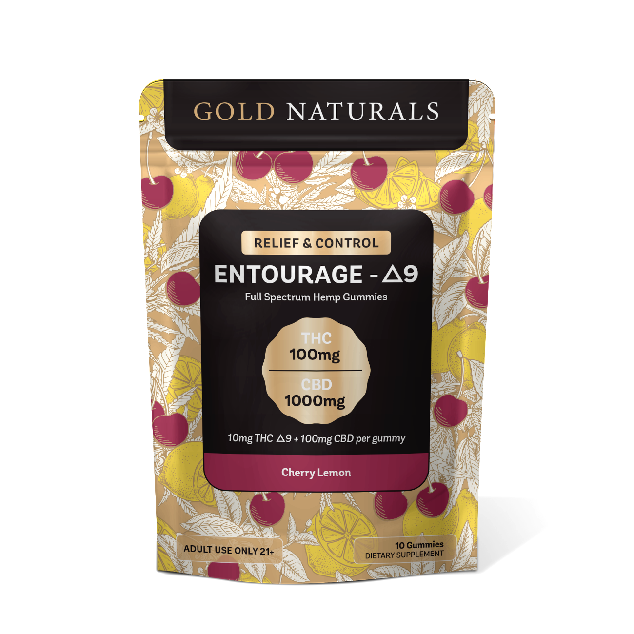 Gold Naturals Entourage Δ9 Gummy - Discreet Smoker
