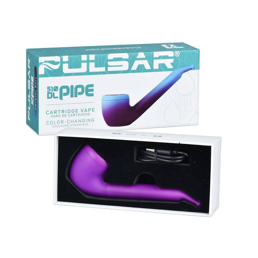 Pulsar 510 DL Pipe Variable Voltage Cartridge Vape Thermo Series | 650mAh - Discreet Smoker