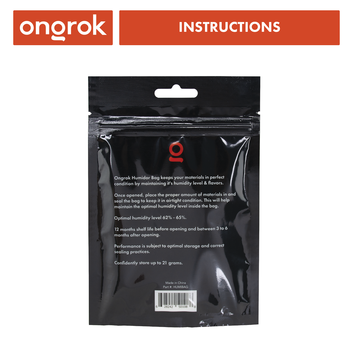 Ongrok Humidor Bags - Discreet Smoker