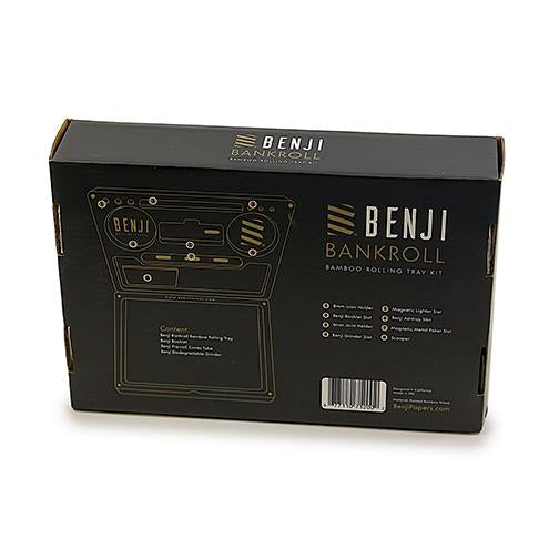 Benji Bankroll Bamboo Tray Kit - Discreet Smoker