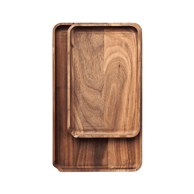 Marley Natural Black Walnut Prep Tray - Discreet Smoker
