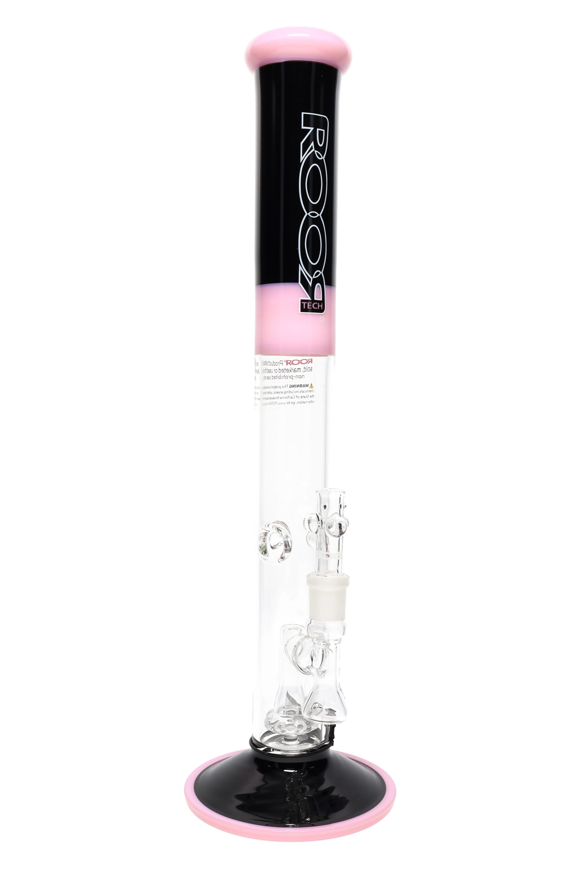 ROOR Tech 18″ Colored Straight Tube with Showerhead Perc – 5 mm Thick - Discreet Smoker