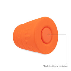 Ooze Blaster Silicone Glass 4-in-1 Hybrid Water Pipe and Dab Straw - Discreet Smoker