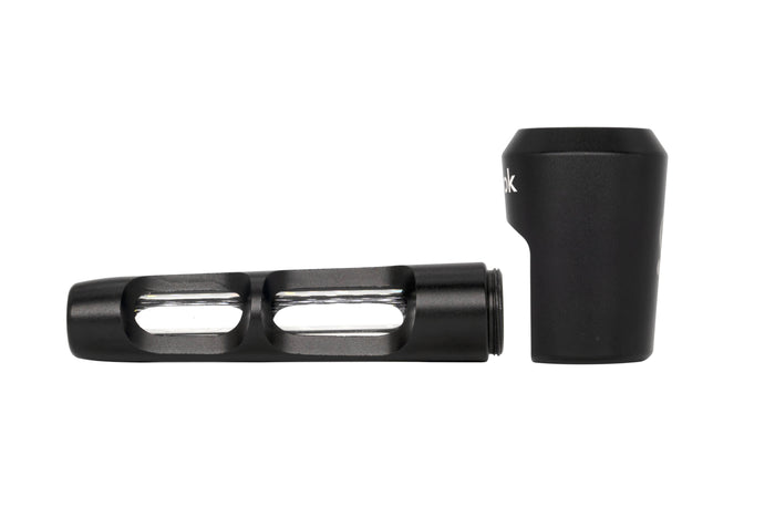 Aluminum Spoon Pipe, Black