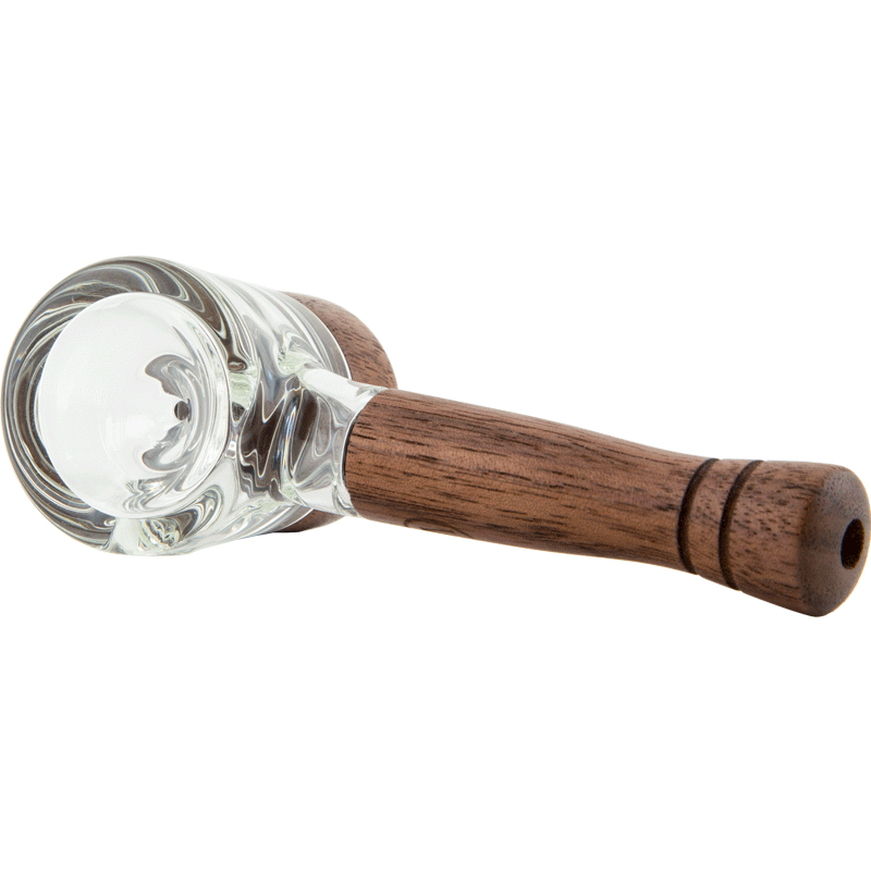 Marley Natural Black Walnut Spoon Pipe - Discreet Smoker