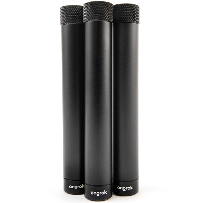 Ongrok Premium Storage Tubes | 3 Pack, Black