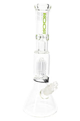 ROOR Tech 14″ Beaker Bong with Tree Perc – 5 mm Thick - Discreet Smoker