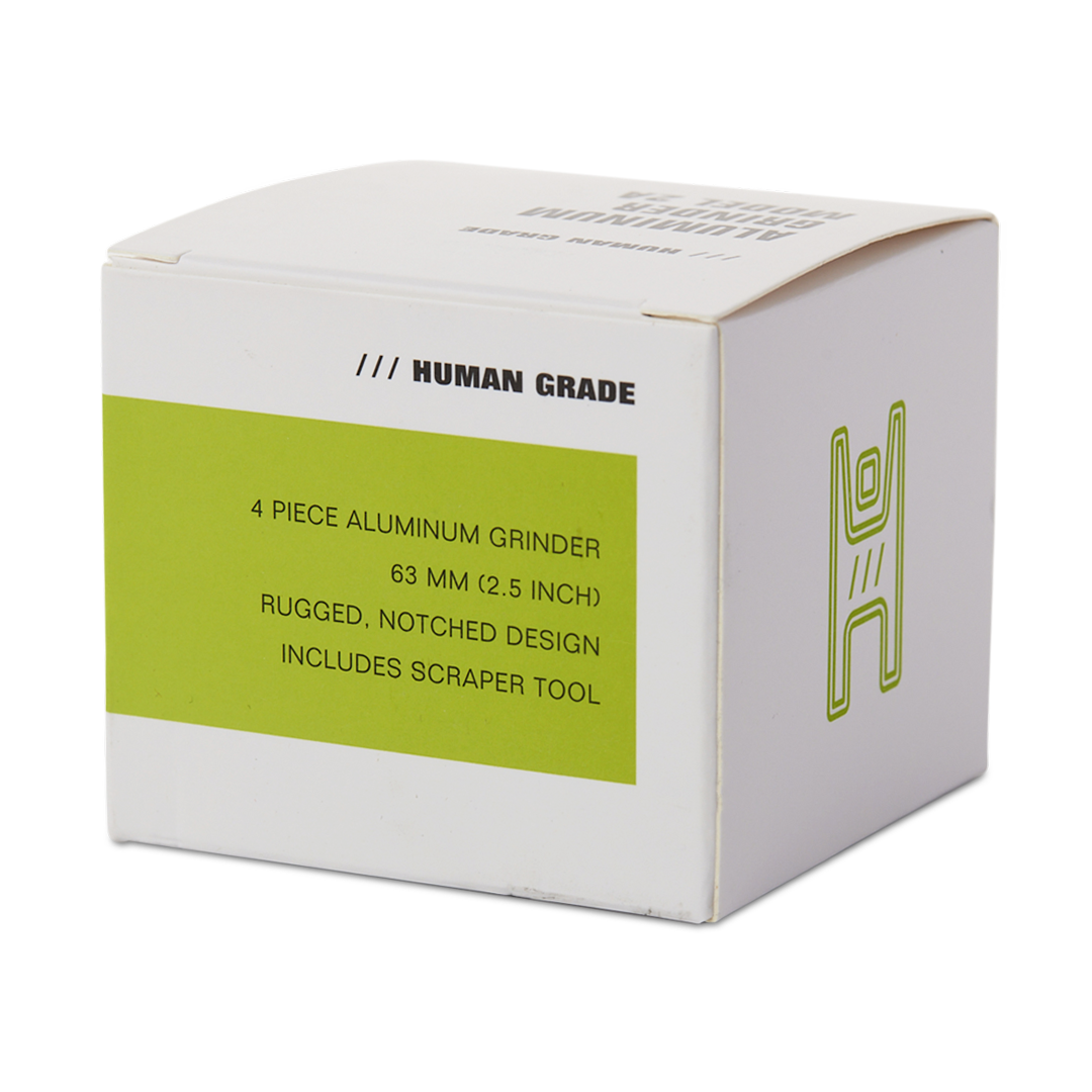 Human Grade Grinder 2A (2.5" 4-Piece) - Discreet Smoker