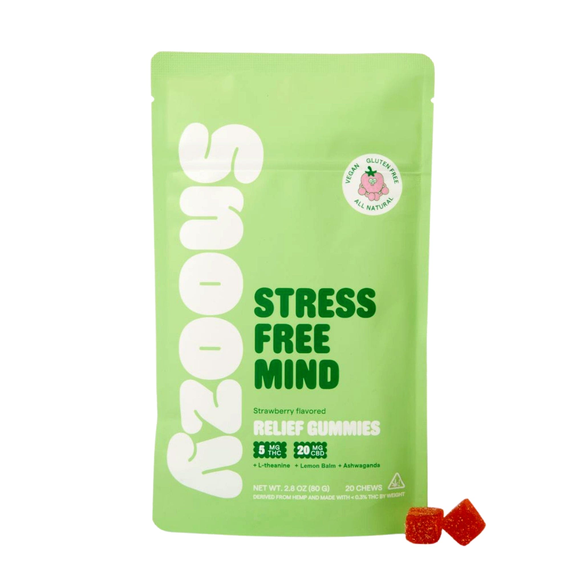 Snoozy Stress-Free Calm Gummies - Discreet Smoker