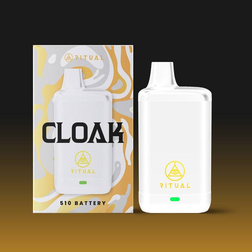 Ritual | Cloak 510 Variable Voltage Concealed Battery - White - Discreet Smoker