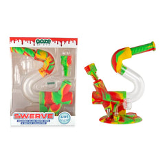 Ooze Swerve Silicone Water Pipe - Discreet Smoker