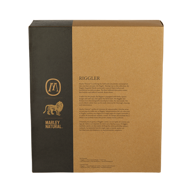 Marley Natural Black Walnut Riggler - Discreet Smoker