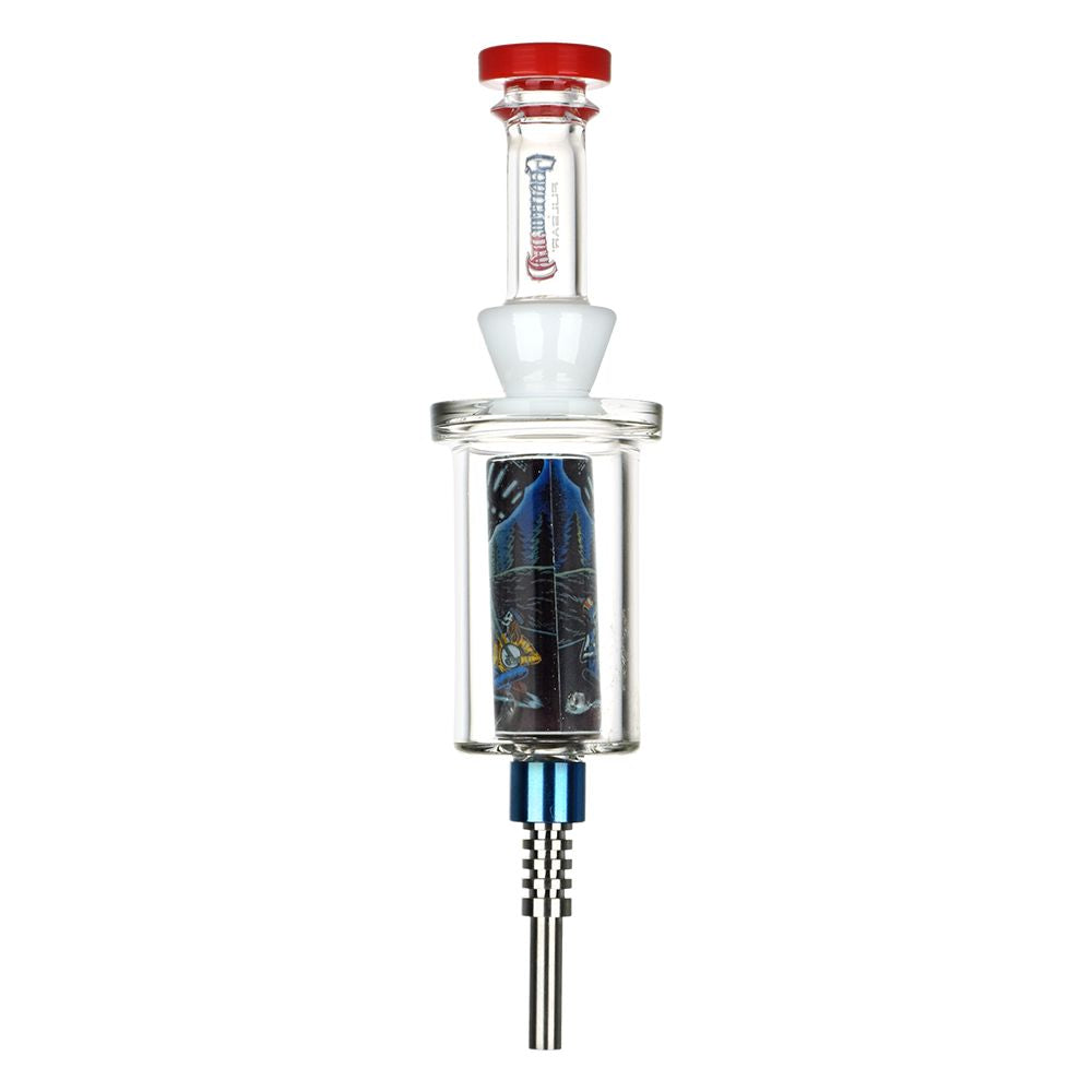 Grateful Dead x Pulsar Inside Print Vapor Vessel & SYF Dab Dish - 9.25" / UFO Jam - Discreet Smoker