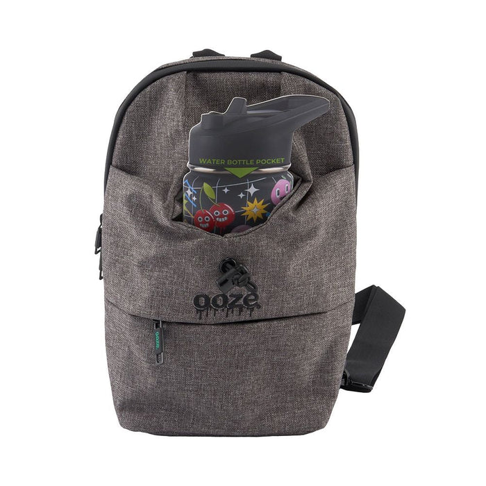 Ooze Traveler Series Smell Proof Crossbody Bag | 7"x12", Smoke