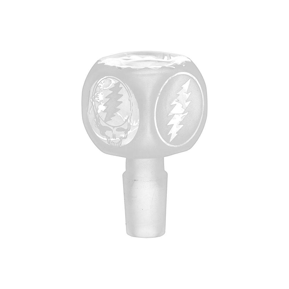 Grateful Dead x Pulsar Round Steal Your Face Water Pipe - 14.5" / 19mm F - Discreet Smoker