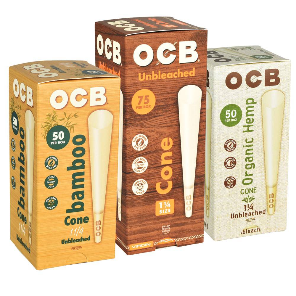 OCB Pre-Rolled Cones Mini Tower | 1 1/4 - Discreet Smoker